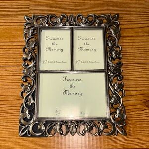 Silver heavy picture frame